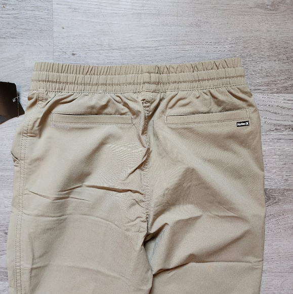 NWT Hurley Boy's Casual Everyday Activewear Khaki Joggers Medium 10-12 - Picture 7 of 9